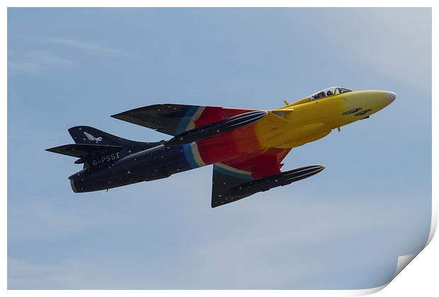  Miss Demeanour flying at Yeovilton Print by Oxon Images