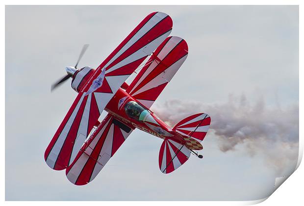 Pitts Special knife edge pass Print by Oxon Images