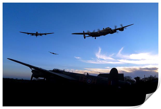 Dambusters outbound Print by Oxon Images