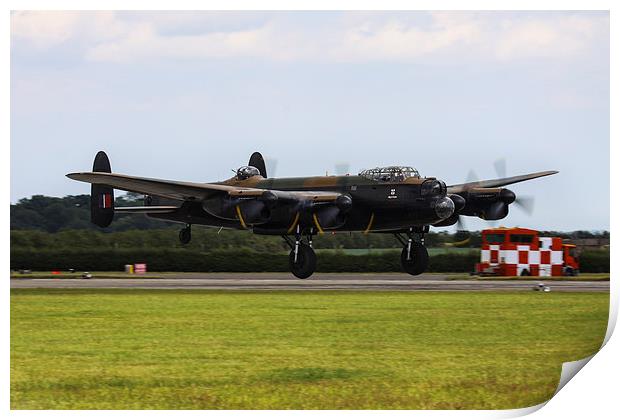 Lancasters return to base Print by Oxon Images
