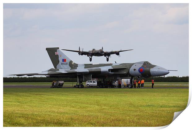  Avro Sisters at Waddington Print by Oxon Images