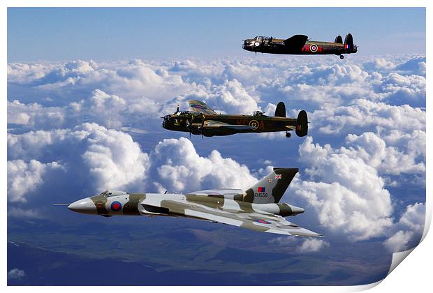  Avro Sisters 2 Print by Oxon Images