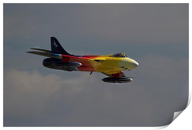  Miss Demeanour at Yeovilton Print by Oxon Images