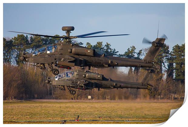 AH64 Apache Longbow Print by Oxon Images