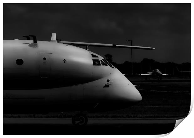 Nimrod R1 Maritime Patrol Aircraft Print by Oxon Images