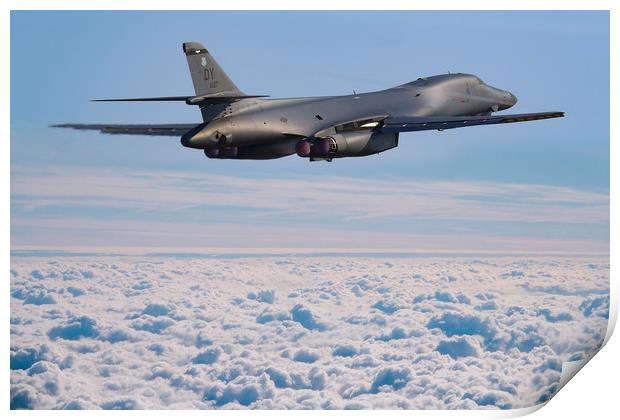 Rockwell B1 Lancer Print by Oxon Images