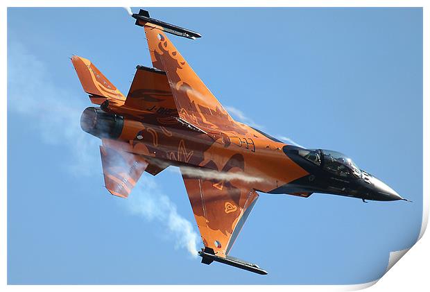 Dutch F16 display Print by Oxon Images
