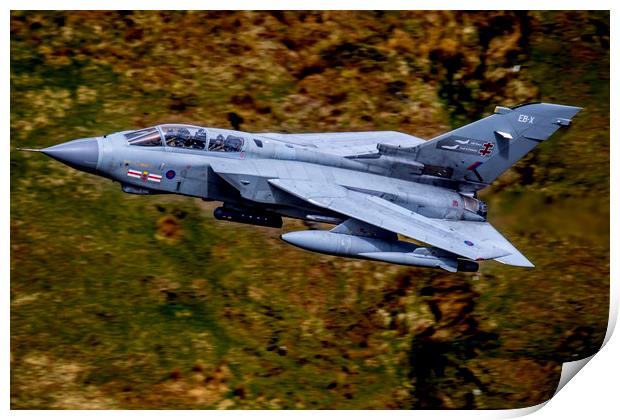41 Squadron TES Tornado GR4 EB X Print by Oxon Images