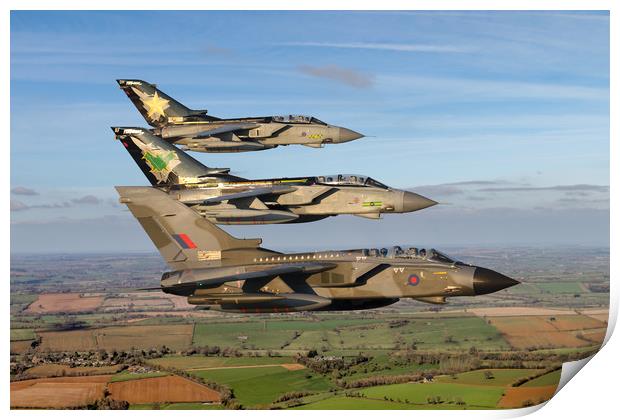 Tornado farewell flight Print by Oxon Images