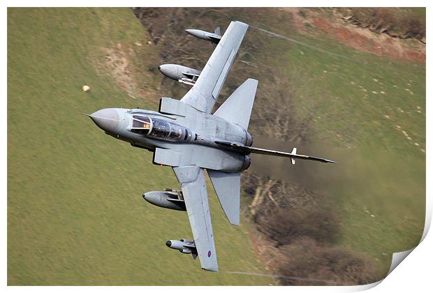 Tornado GR4 in wales Print by Oxon Images