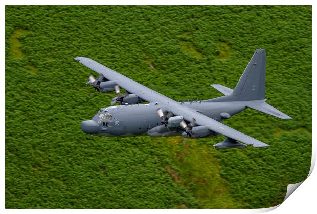USAF Lockheed MC130 Combat Talon Print by Oxon Images