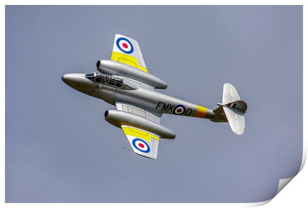 Gloster Meteor Print by Oxon Images