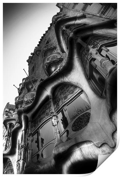 Casa Batllo, Barcelona Print by Toon Photography