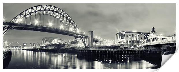 The Sparkling Tyne Print by Toon Photography