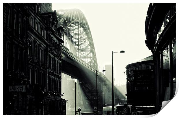 Fog on the Tyne Print by Toon Photography