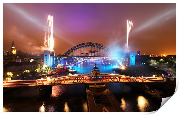  Great North Run Celebrations Print by Toon Photography