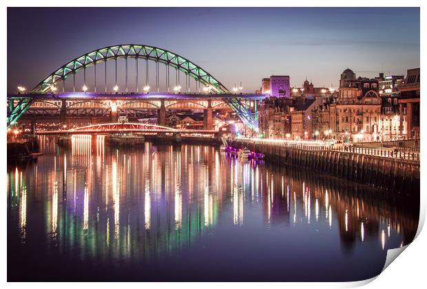 Night Lights Print by Toon Photography