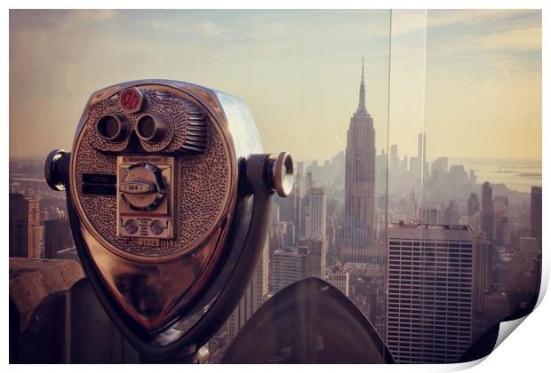 Rockerfeller to Empire Print by Toon Photography