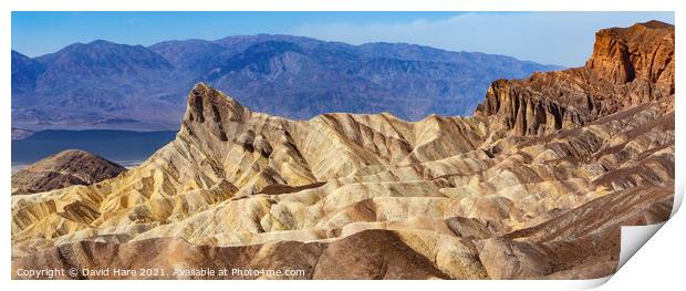 Zabriskie Point Print by David Hare