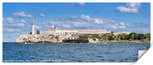 Havana Bay Print by David Hare