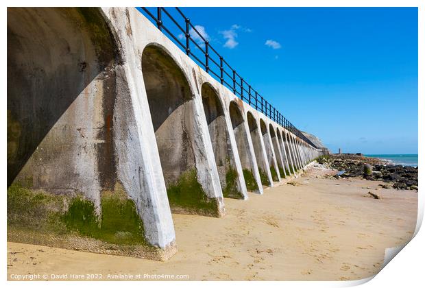 Sunny Sands Arches Print by David Hare