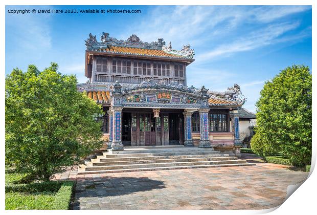 Imperial Palace Library, Hue Print by David Hare