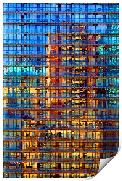 Architectural Reflections Print by David Hare