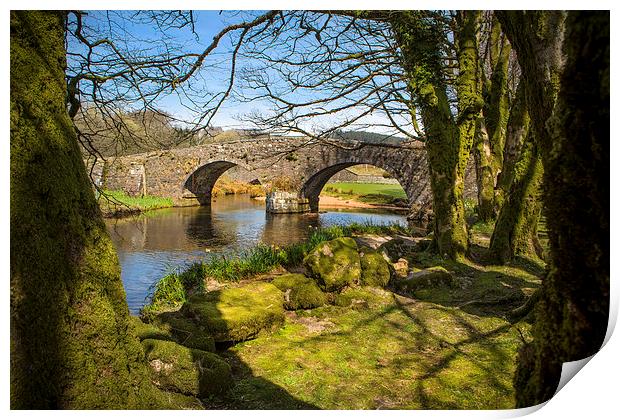 Two Bridges Dartmoor Print by David Hare