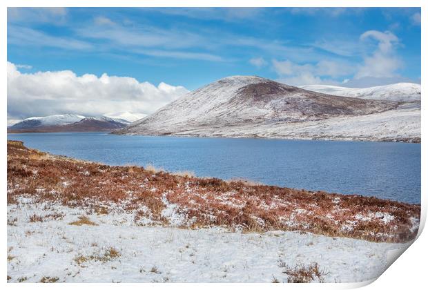 Moorland Snow Print by David Hare