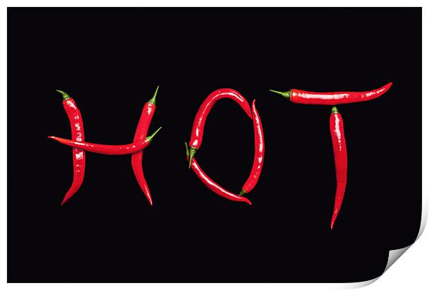 Red Hot Print by Chris Owen
