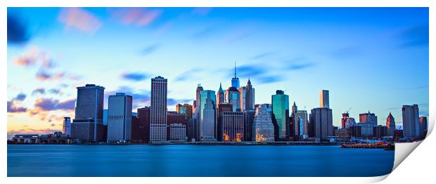 Manhattan Skyline Print by Chris Owen