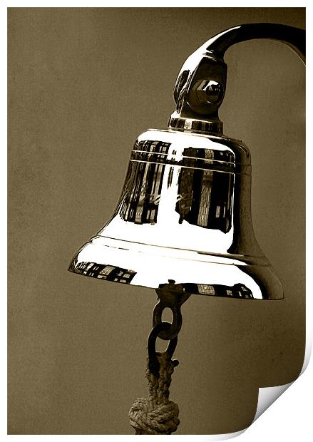 Longboat Bell Print by Gypsyofthesky Photography