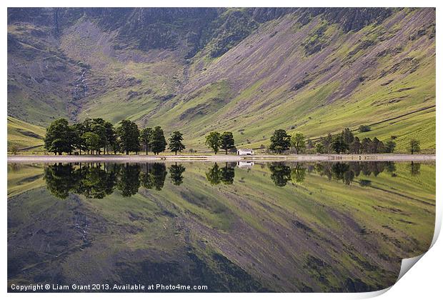 Buttermere, Lake District, Cumbria, UK in Summer Print by Liam Grant