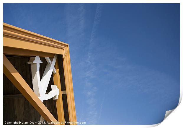 Beach hut. Wells-next-the-sea Print by Liam Grant