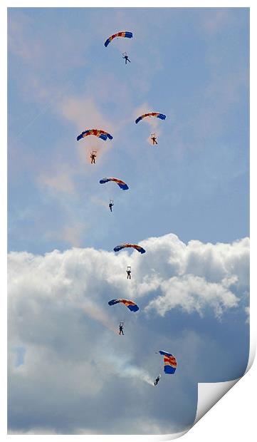 Parachute Print by Anth Short