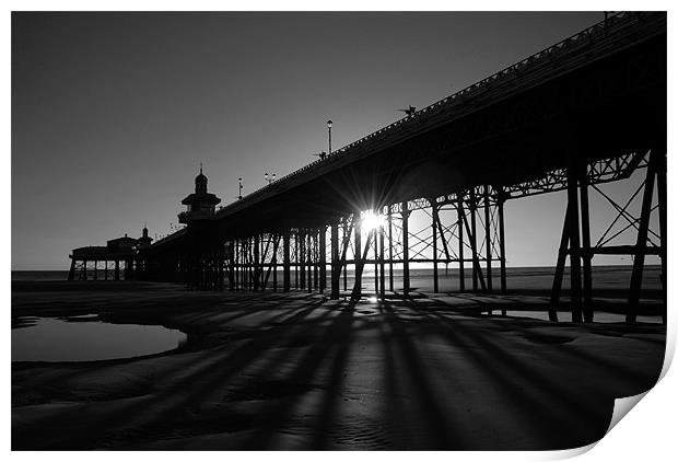 Blackpool Pier Print by Anth Short