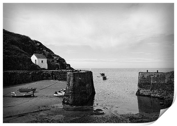 THE QUAY PORTHGAIN Print by Anthony R Dudley (LRPS)