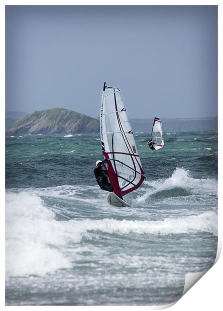 WIND SURFERS Print by Anthony R Dudley (LRPS)