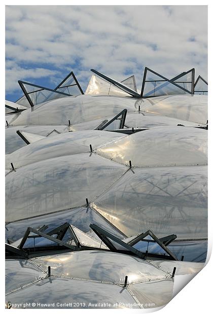 Eden Project Roof Print by Howard Corlett