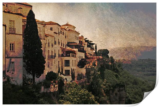 Ronda from the North Print by Gary Miles