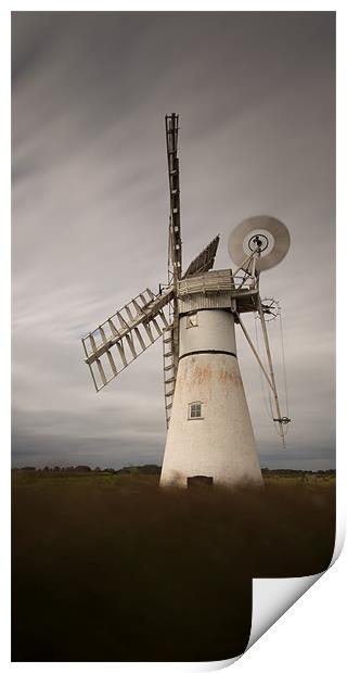 Windward Windmill Print by Simon Wrigglesworth