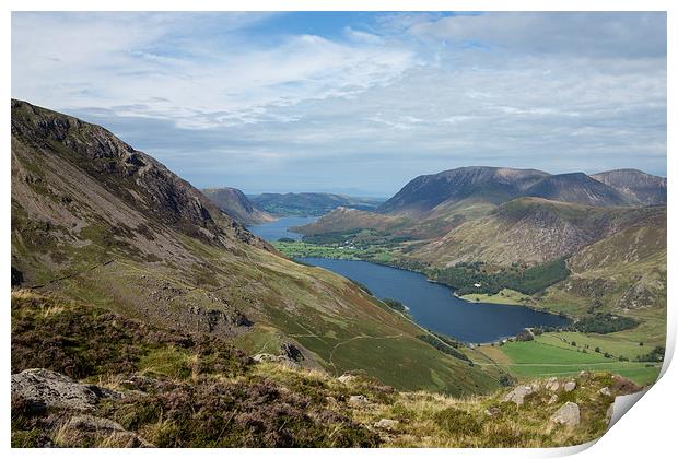 Buttermere from haystacks Print by Simon Wrigglesworth