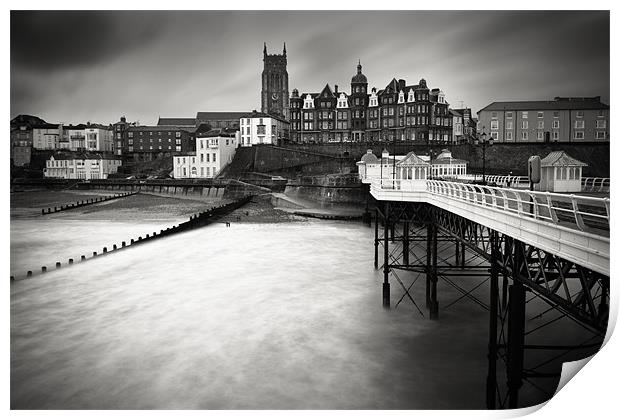 A Winters Day - Cromer Print by Simon Wrigglesworth