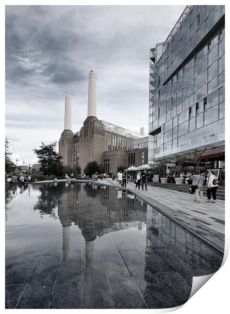 Battersea Power Station  Print by Will Black