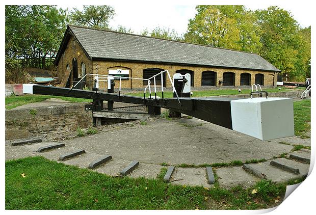 Marsworth Top Lock Print by graham young