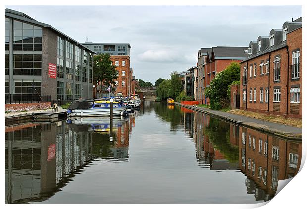 Canalside Redevolopment Print by graham young