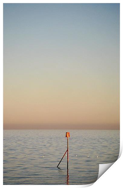 The Calming Sea Print by graham young