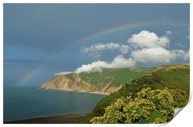 Rainbow over the Foreland  Print by graham young