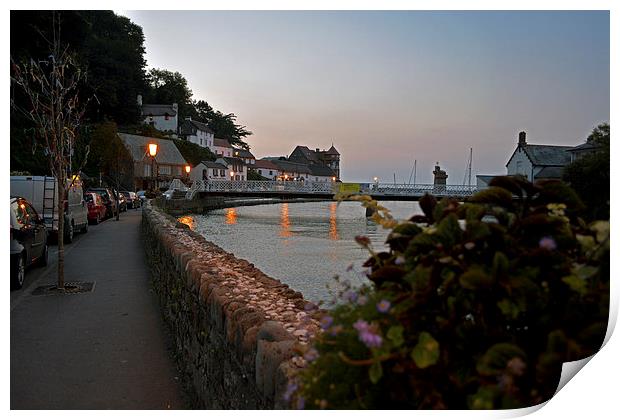 Lynmouth by Lamplight  Print by graham young