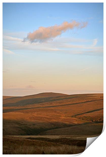 Lone Cloud Over Exmoor  Print by graham young